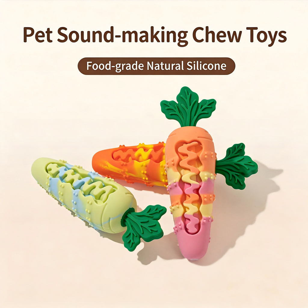Squeak & Clean Carrot Toy