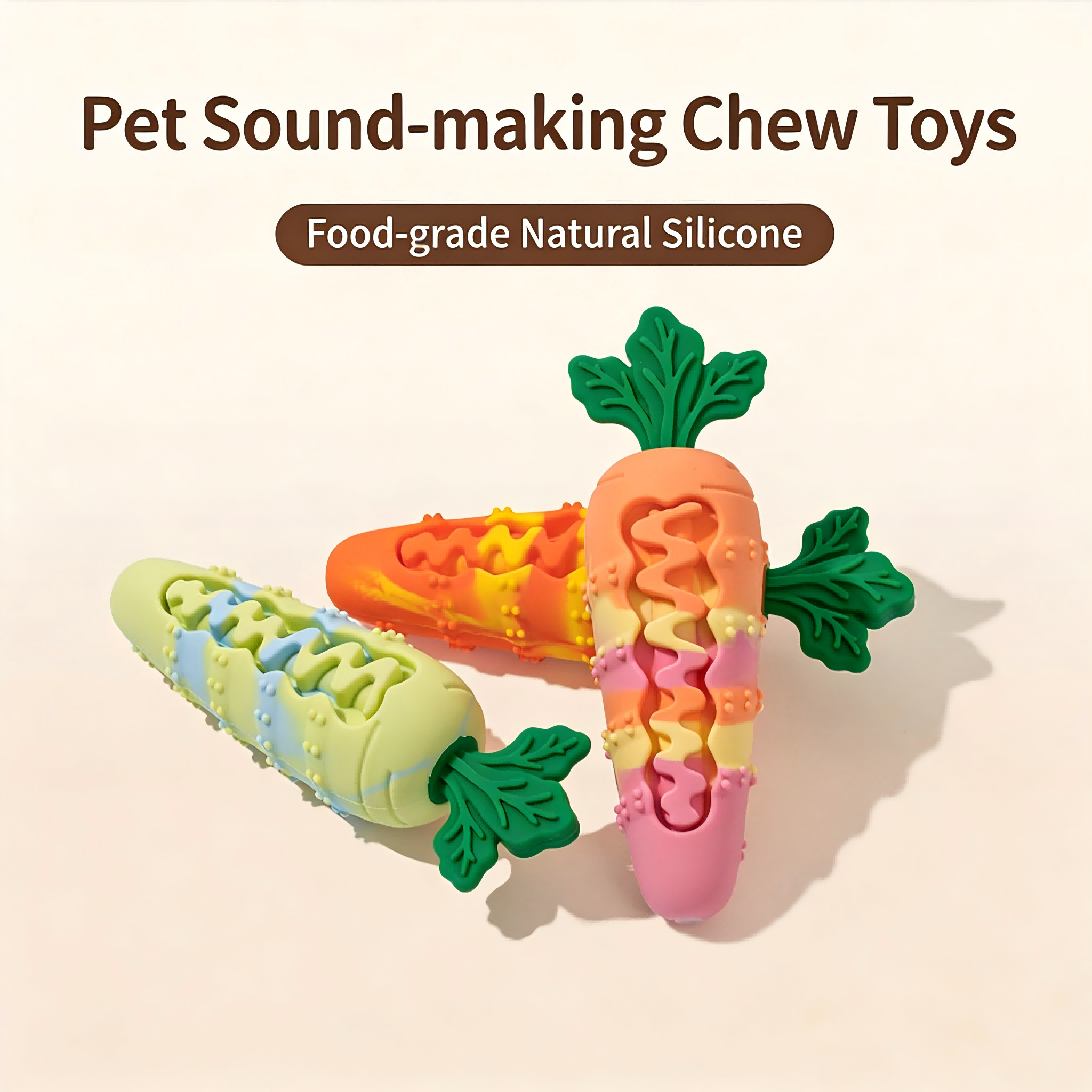 Squeak & Clean Carrot Toy