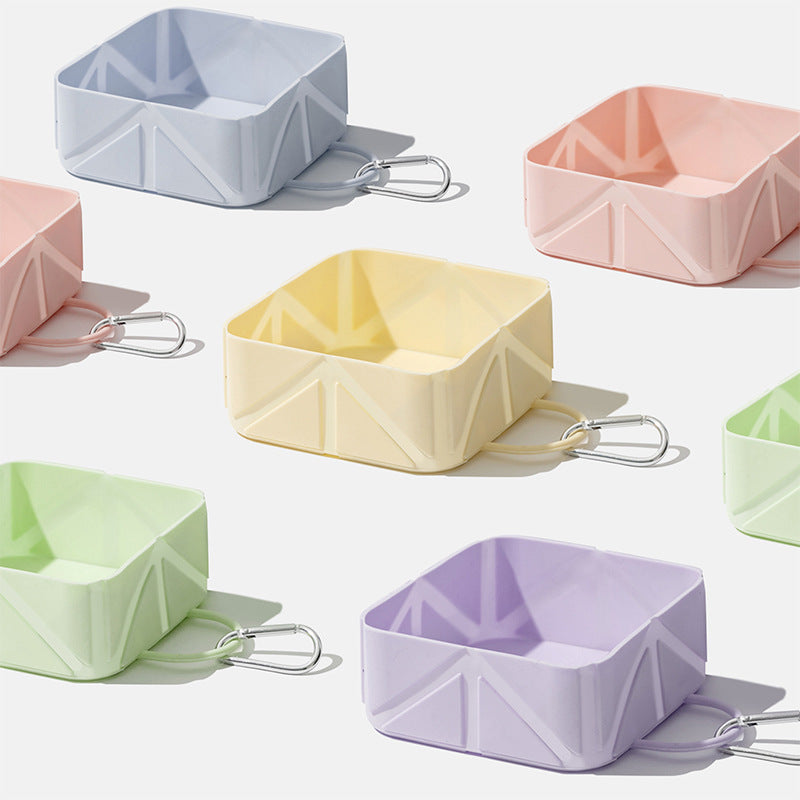 Pop-Square Travel Bowl