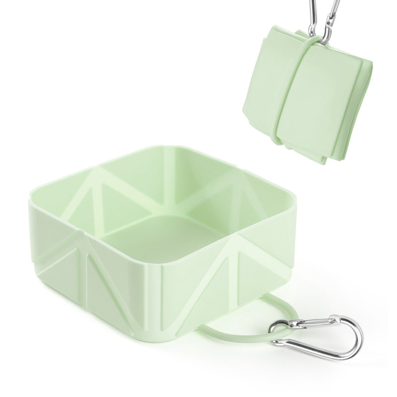 Pop-Square Travel Bowl