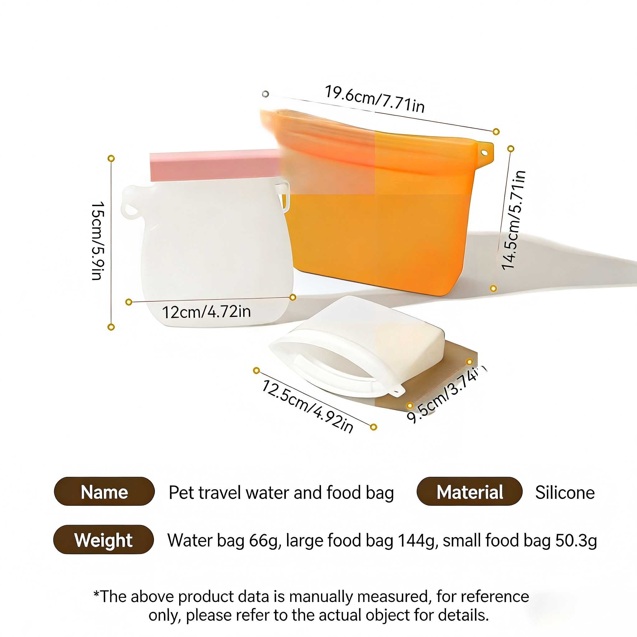 Squish-and-Go Travel Bags (3-Pack)