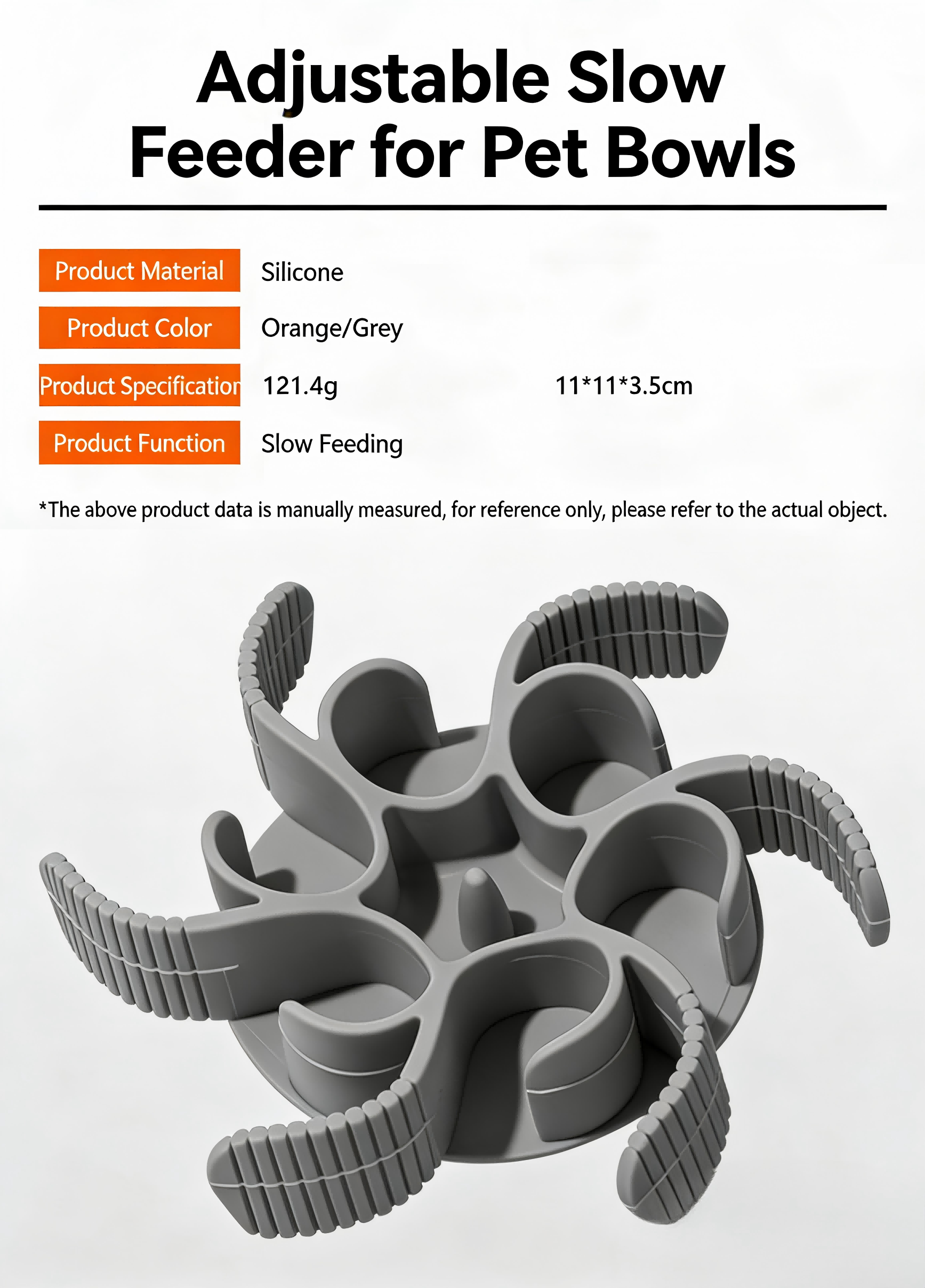 Octopus Puzzle Insert - Slow Feeder